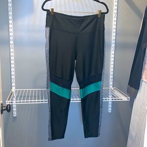 C&C California color block with mesh leggings